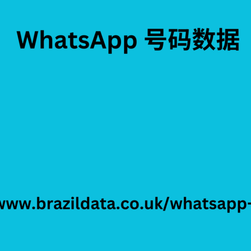 WhatsApp 号码数据